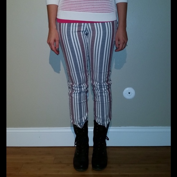 ⬇️REDUCED❗️ Free People Stripe Mod Linen Blend Trouser - Picture 7 of 9